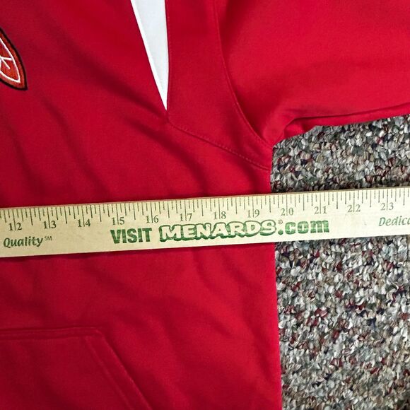 My NHL Youth Chicago Blackhawks Hockey Red White Embroidered Logo Hoodie Size XL - Picture 12 of 14